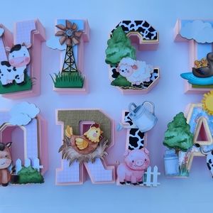 Letras 3d Personalizadas,  custom 3d letters